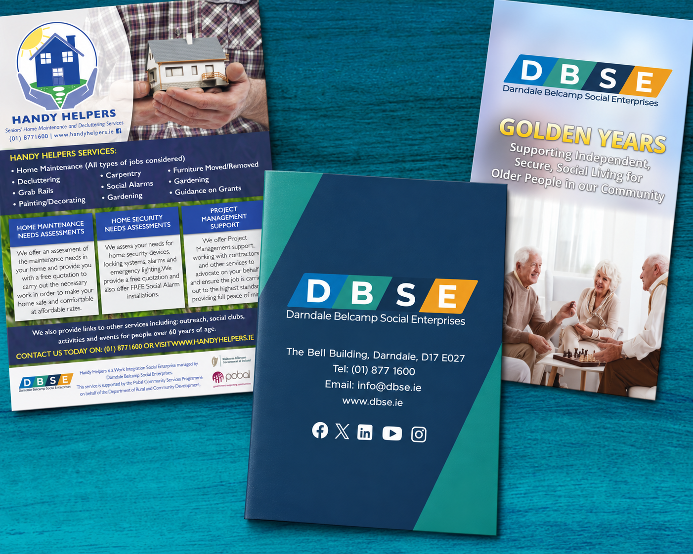 Updated DBSE, Golden Years and Handy Helpers brochures